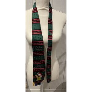 Men's Disney Classics Merry Christmas Dopey Silk Neck Tie